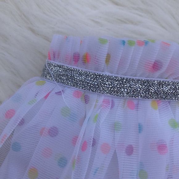 3/$25 🧁 Baby Infant Pastel Polka Skirt 0-3 Months - Picture 4 of 4